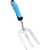 image:imageSpear amp Jackson 3056KEW Kew Gardens Neverbend Stainless 3 Piece Hand Tool Gift Set  Planting Trowel Transplant Trowel amp Weed Fork  MirrorPolished Stainless Steel HeadsColours Stainless Steel Set