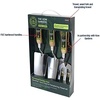 image:imageSpear amp Jackson 3056KEW Kew Gardens Neverbend Stainless 3 Piece Hand Tool Gift Set  Planting Trowel Transplant Trowel amp Weed Fork  MirrorPolished Stainless Steel HeadsKew Gardens Stainless Steel Set