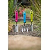 image:imageSpear amp Jackson 3056KEW Kew Gardens Neverbend Stainless 3 Piece Hand Tool Gift Set  Planting Trowel Transplant Trowel amp Weed Fork  MirrorPolished Stainless Steel HeadsColours Stainless Steel Set