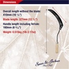 image:imageSpear amp Jackson 4752SS Scythette BlackHand Held Hook