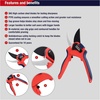 image:imageSpear amp Jackson 6058AS Razorsharp Advantage Medium Anvil Pruning ShearsLarge Bypass