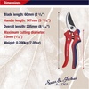 image:imageSpear amp Jackson 7158AS Razorsharp Advantage Anvil Pruning Shears Pruner MulticolouredBypass Pruner