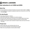image:imageSpear amp Jackson CBP95 9 12 Carpenters Block PlaneSpare Blade to Fit CBP95