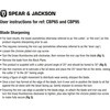 image:imageSpear amp Jackson CBP95 9 12 Carpenters Block PlaneSpare Blade to Fit CBP95