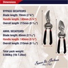 image:imageSpear amp Jackson Drop Forged Bypass amp Anvil Pruners Set 2 Piece Professional Garden Pruning Tools Durable Steel Blades Comfortable Ergonomic HandlesTraditional Bypass  Anvil Set