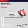 image:imageSpear amp Jackson Insulation Saw Predator Range 14 Carbon Steel Blade for Clean AirborneParticle Reducing Cuts in Foam and Fiberglass InsulationTenon Saw
