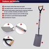 image:imageSpear amp Jackson Neverbend Professional Digging Fork  HeavyDuty Forged Carbon Steel Garden Fork for Tough Soil and CultivationDigging Spade