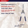 image:imageSpear amp Jackson Razorsharp Notched Hedge Shears Professional Garden Tool for Precision Trimming and Shaping Quality Carbon Steel BladesHedge Shears