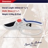 image:imageSpear amp Jackson Razorsharp Ratchet Anvil Pruners with Twist Handle Ergonomic HighCarbon Steel Blades for Effortless PruningGeared Anvil