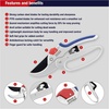 image:imageSpear amp Jackson Razorsharp Ratchet Anvil Pruners with Twist Handle Ergonomic HighCarbon Steel Blades for Effortless PruningGeared Anvil