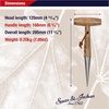 image:imageSpear amp Jackson Traditional Stainless Dibber Planting Tool Durable Ergonomic Design for Efficient Planting and TransplantingDibber