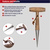 image:imageSpear amp Jackson Traditional Stainless Dibber Planting Tool Durable Ergonomic Design for Efficient Planting and TransplantingDibber