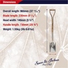 image:imageSpear amp Jackson Traditional Stainless Steel Digging Fork Heavy Duty Durable Stainless Steel Garden Tool Ideal for Digging Aerating and Turning SoilBorder Spade