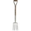 image:imageSpear amp Jackson Traditional Stainless Steel Digging Fork Heavy Duty Durable Stainless Steel Garden Tool Ideal for Digging Aerating and Turning SoilBorder Fork