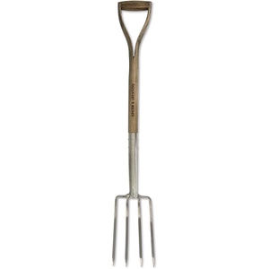image:imageSpear amp Jackson Traditional Stainless Steel Digging Fork Heavy Duty Durable Stainless Steel Garden Tool Ideal for Digging Aerating and Turning SoilBorder Fork