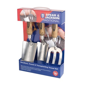 image:imageSpear amp Jackson TRAD3PS Traditional Stainless 3 Piece Gift Set MulticoloredTraditional Stainless Steel Set